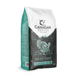 Canagan Dry Dog Food Dental FREE RUN TURKEY For Puppies & Adults